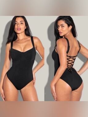 Ta3 Lifty One Piece Shapewear Swim Black Small Regular /Long D/DD NWT $188